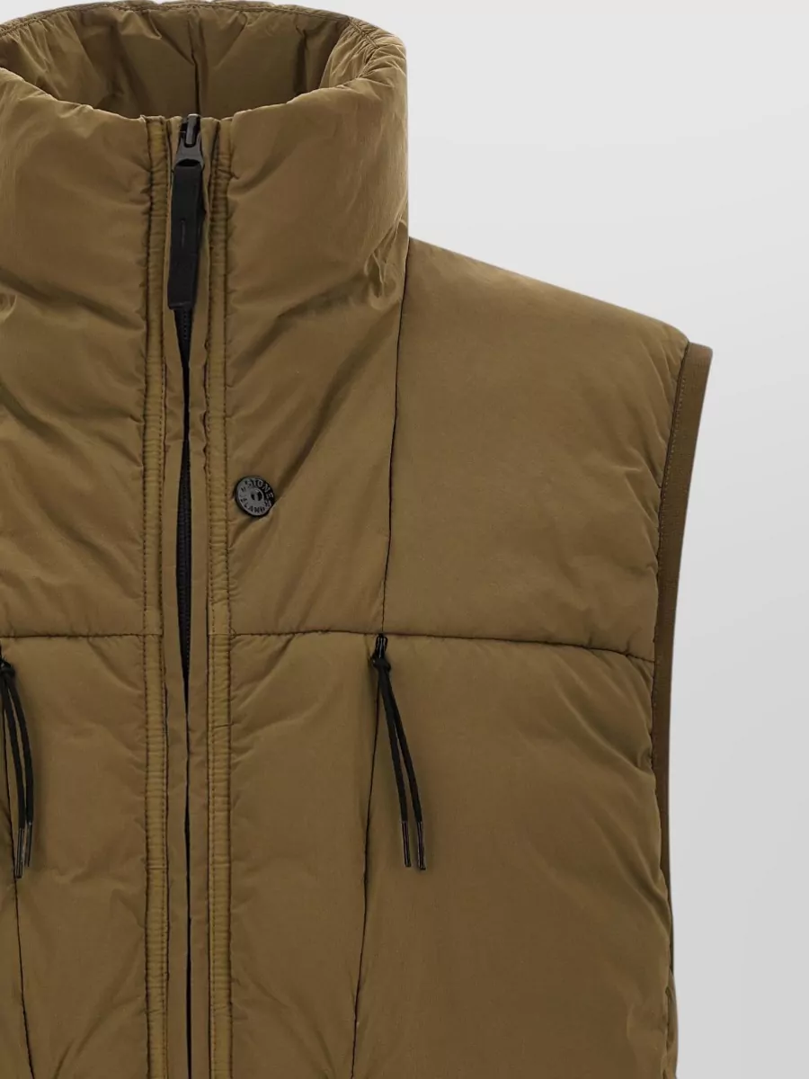 Stone Island G100007 Quilted High Collar Sleeveless Vest