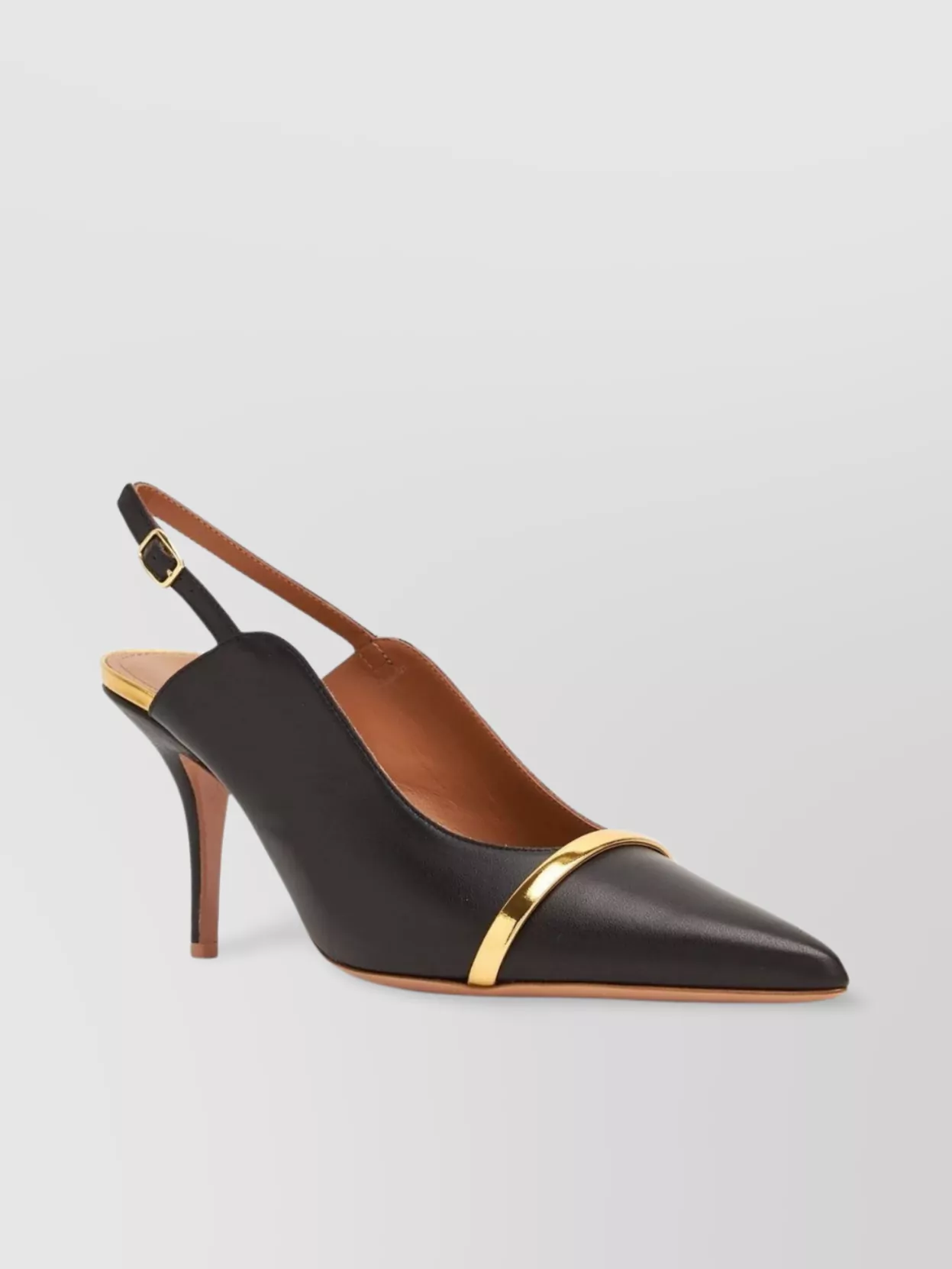 Malone Souliers Marion 70 Leather Slingback Pumps