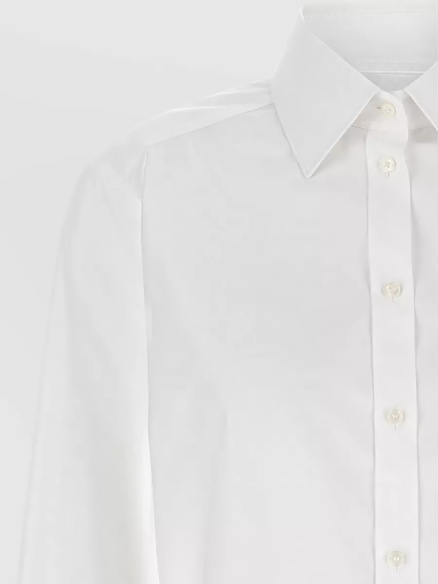Dolce&Gabbana Cotton Martini Long-Sleeve Shirt