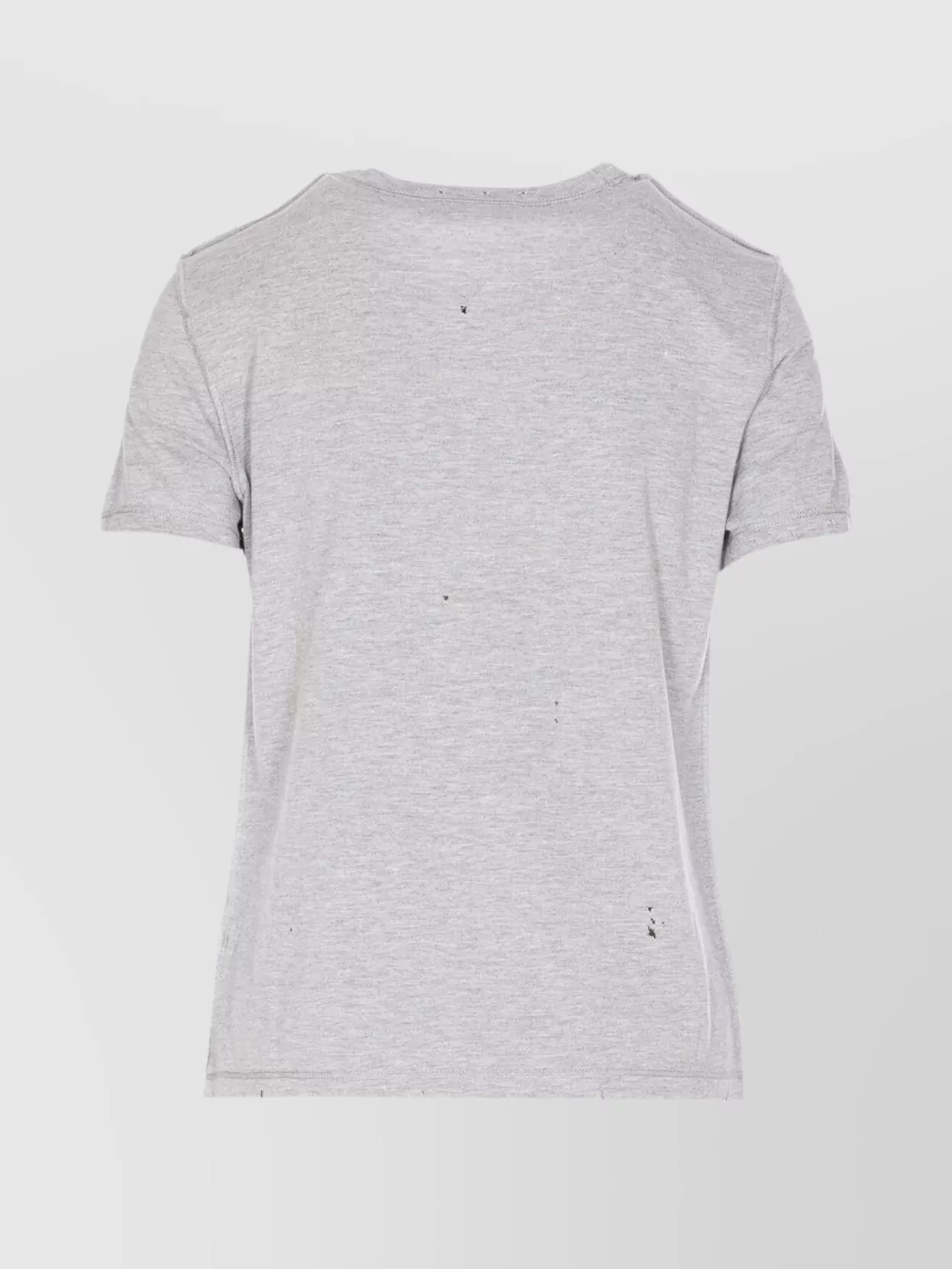 Dolce & Gabbana Graphic Print Casual Crewneck T-shirt In Gray