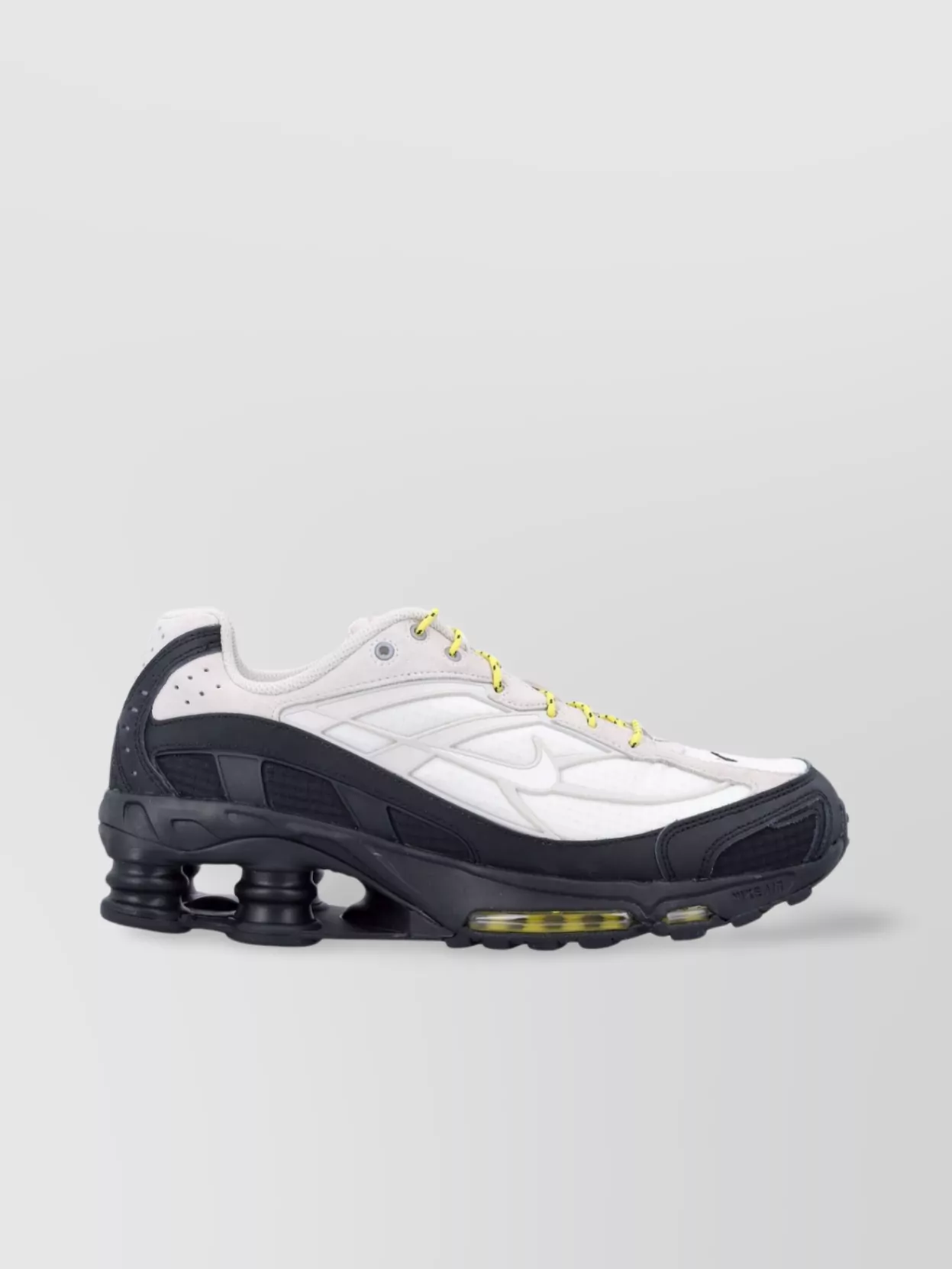 Nike Mesh And Leather Sneakers With Layered Construction