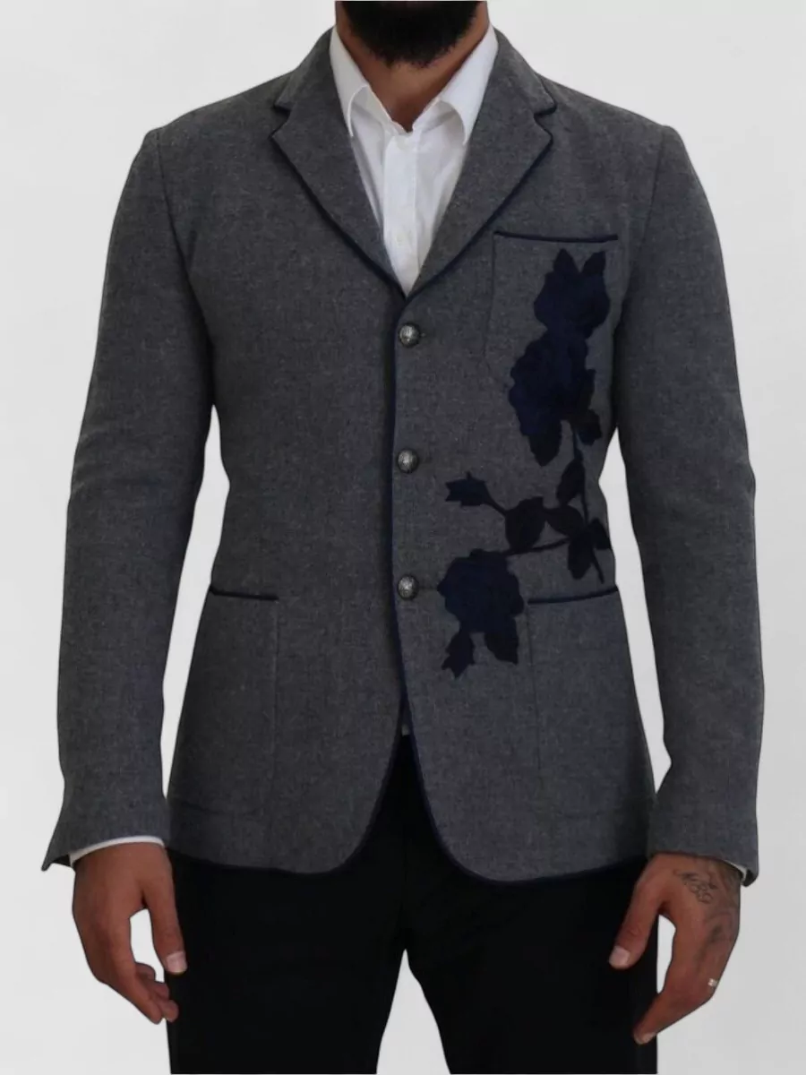 Dolce&Gabbana wool slim-fit blazer
