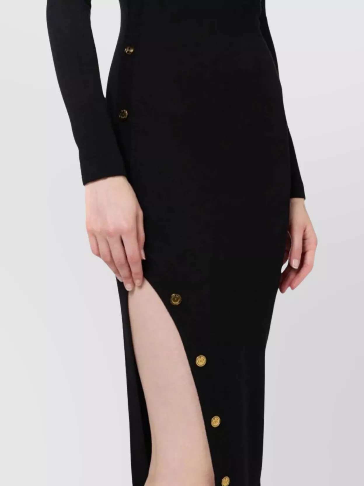 Elisabetta Franchi "Everyday" Midi Dress With Side Slit