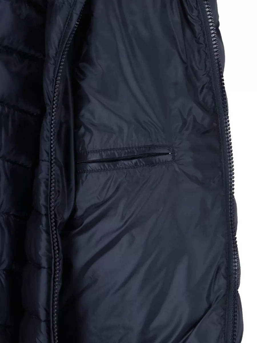 Herno Casual Jacket Ribbed Collar Lightweight Quilted