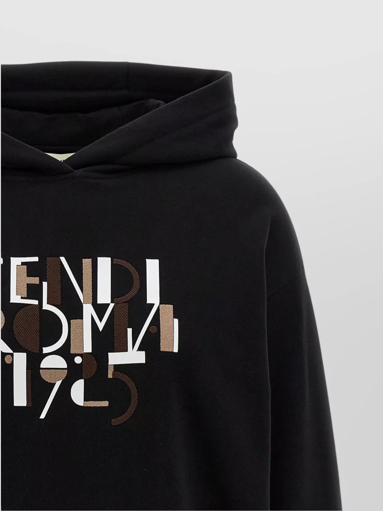 Fendi Roma Logo Hooded Sweatshirt
