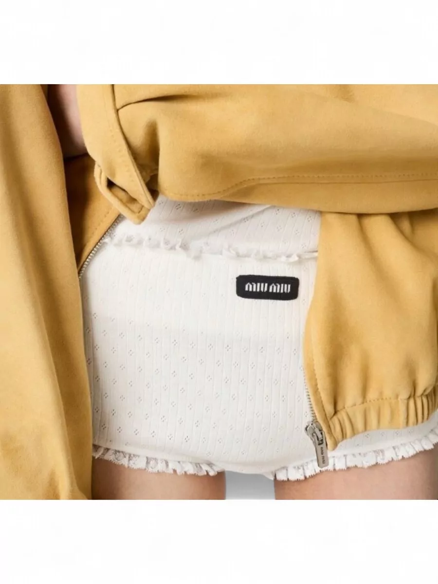 Miu Miu Pointelle Shorts