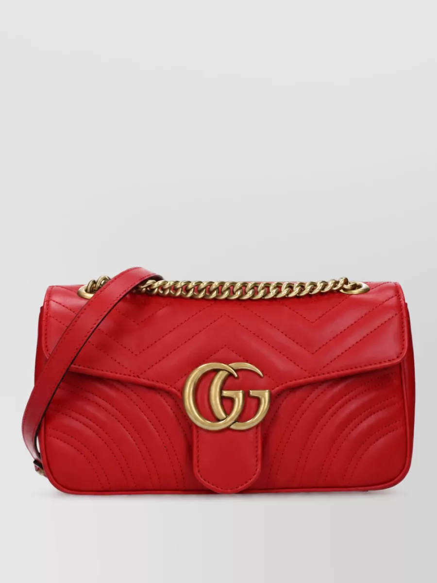 Gucci Na Leather Clutch Bag
