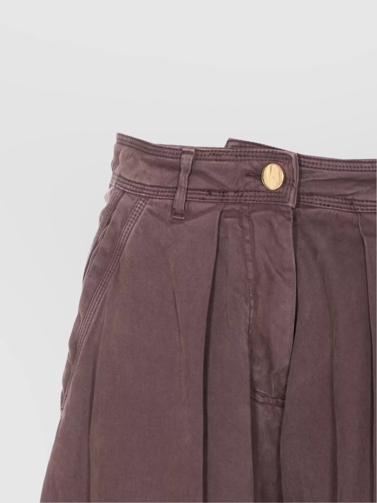 Pinko Balloon Fit Wide Leg Trousers With Pockets