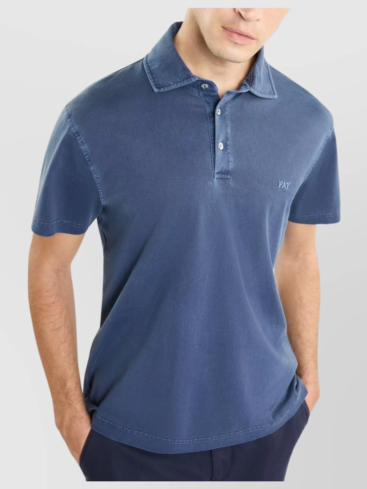 Fay Polo Shirt Collar Short Sleeves