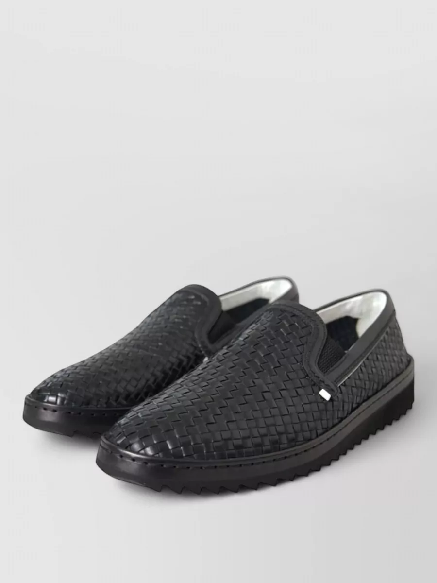 Dolce&Gabbana Woven Leather Loafers