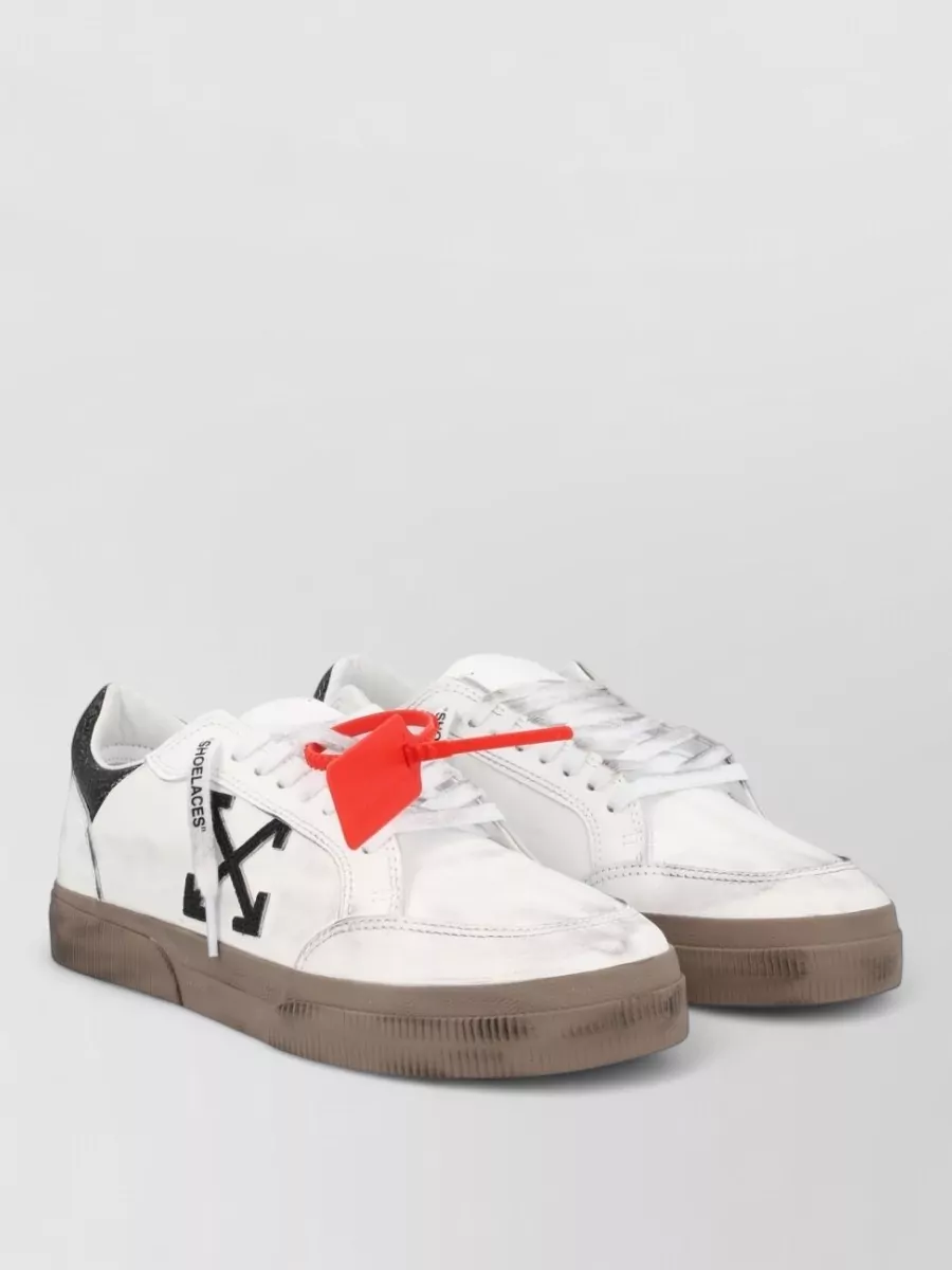 Off-White Sneakers Contrast Heel Tab Low Top