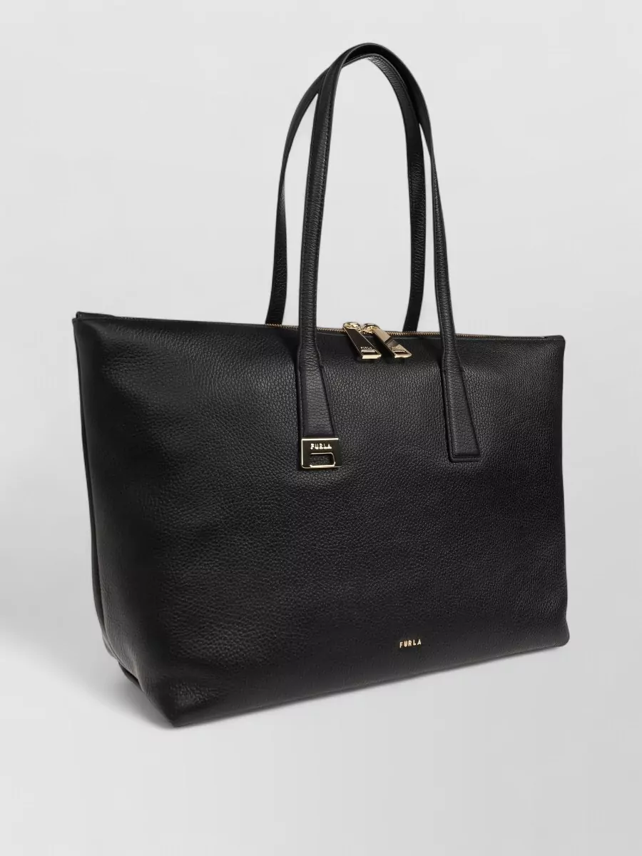 Furla Large Leather Tote Bag