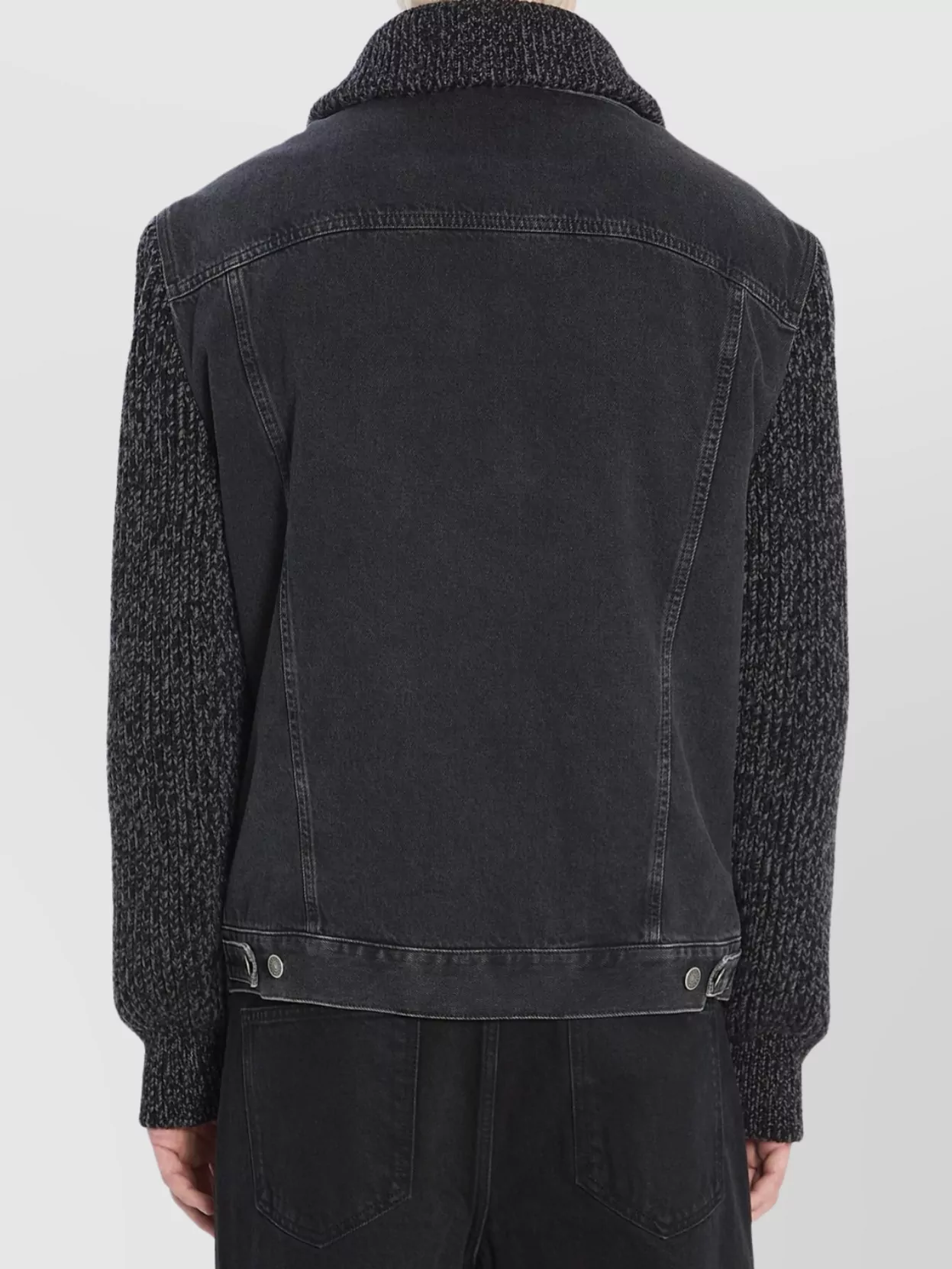 Dolce&Gabbana Tailored Denim And Wool Blend Jacket