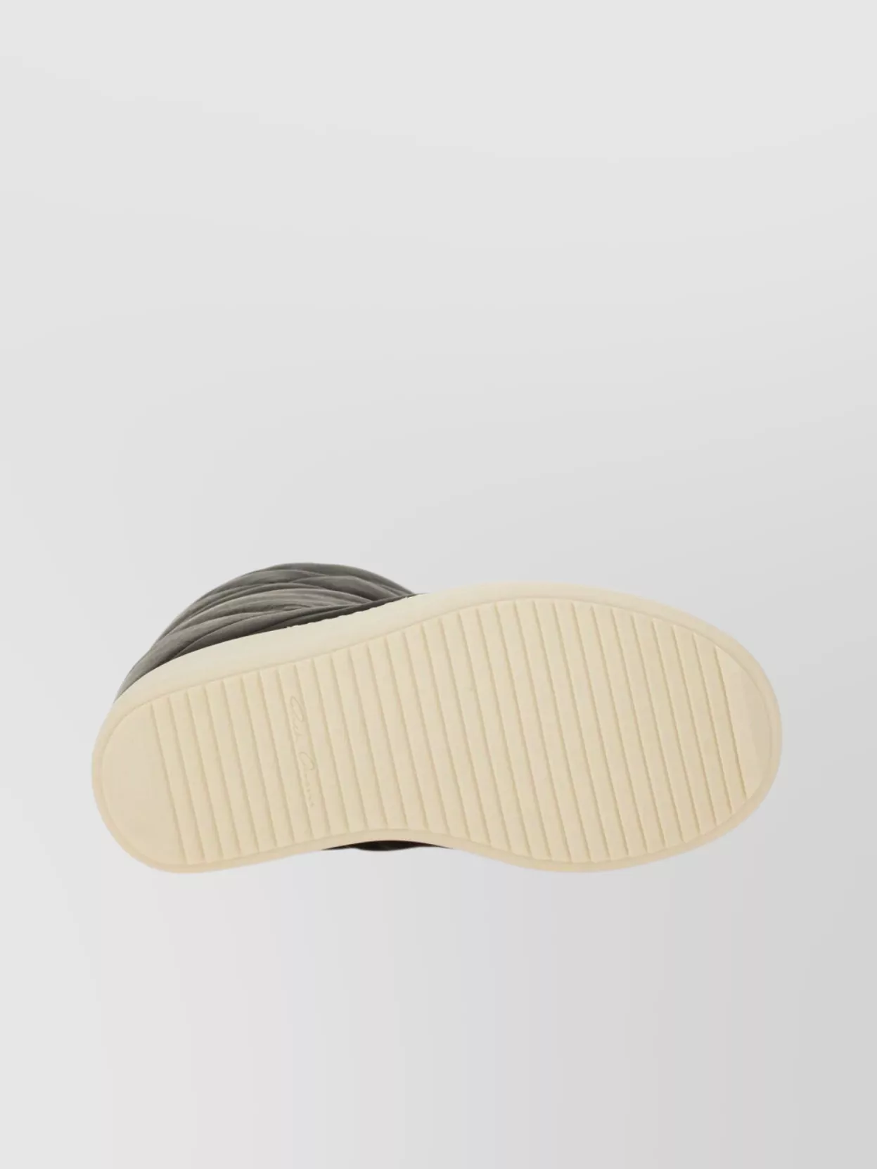 Rick Owens Quilted Platform Boots Round Toe