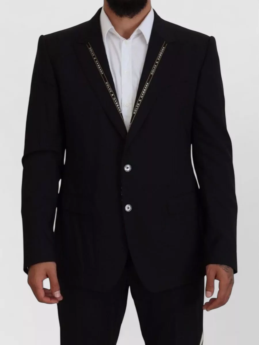 Dolce&Gabbana Wool slim-fit suit jacket