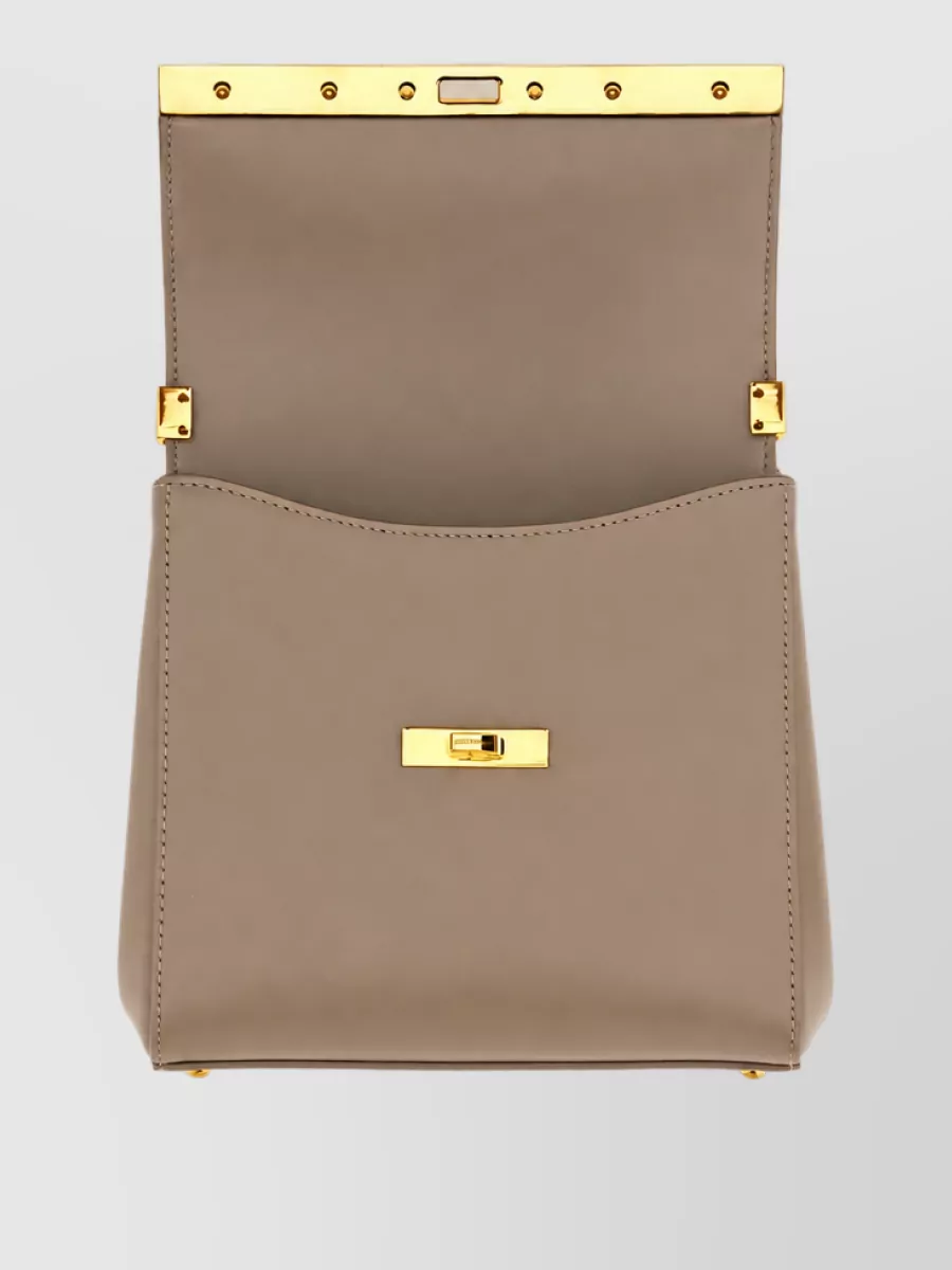Dolce&Gabbana Marlene Leather Clutch Bag