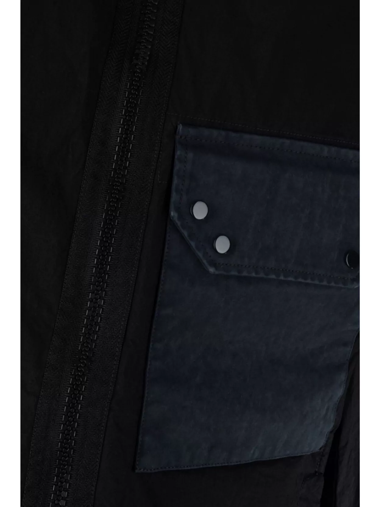 Ten C Hooded Snap Button Jacket