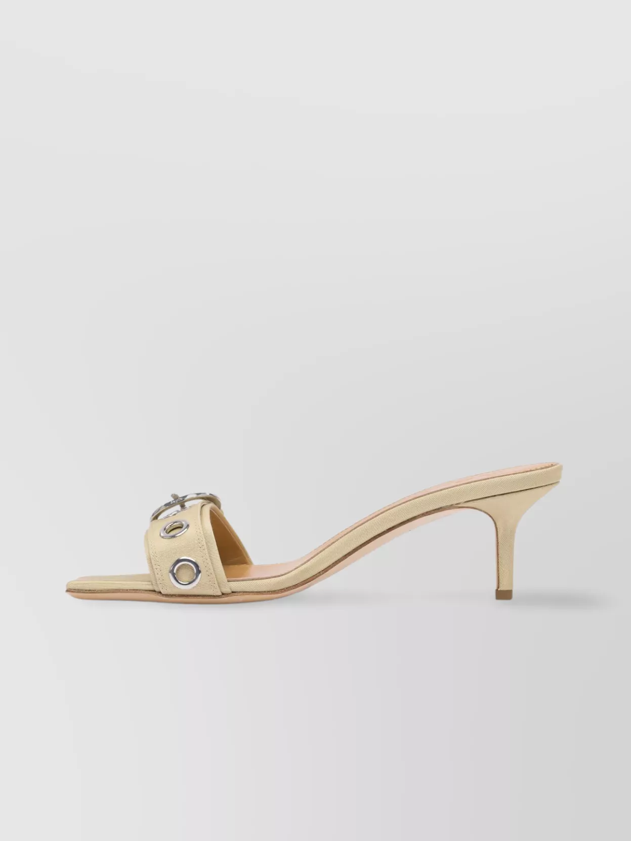 Aeyde Sandals With Buckle Detail And Kitten Heel