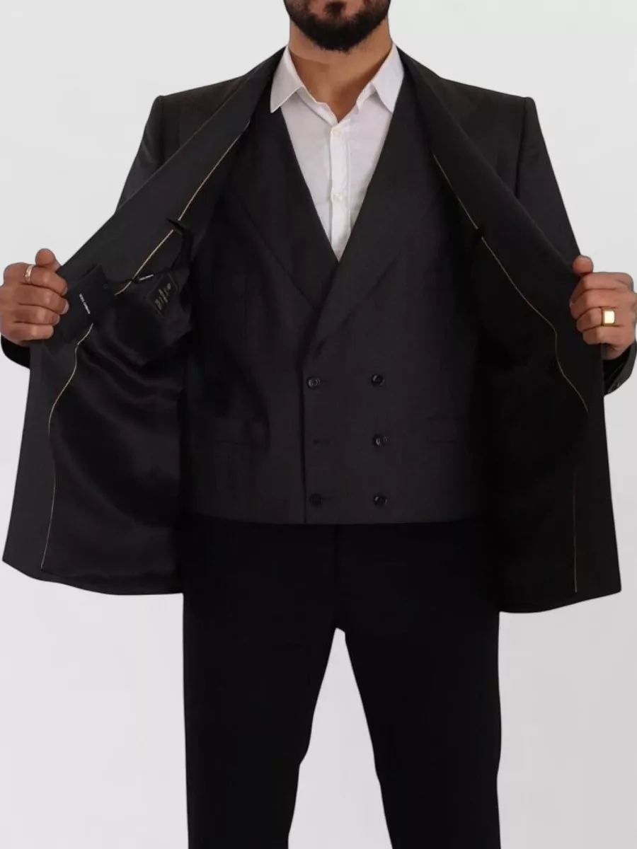 Dolce&Gabbana Virgin Wool Double-Breasted Blazer