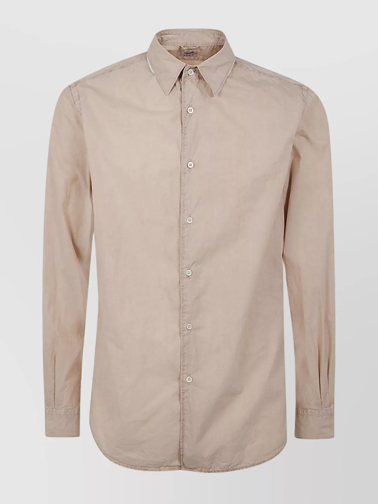 Aspesi Comma Shirt Long Sleeves In Brown