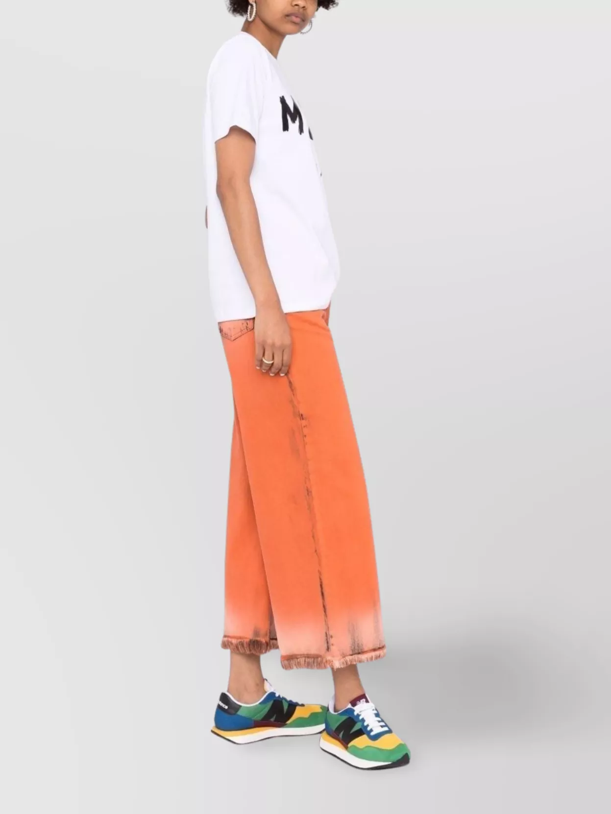 Msgm Regular Fit Short Sleeve Crew Neck Top