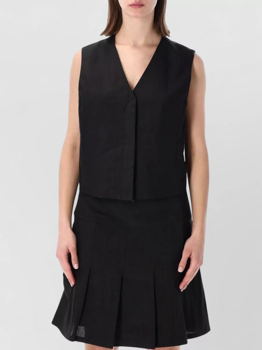Our Legacy Linen-blend waistcoat