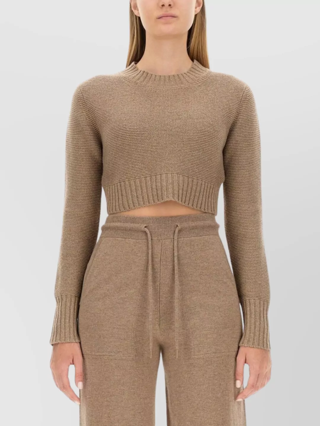 Max Mara Cashmere cropped knitted top