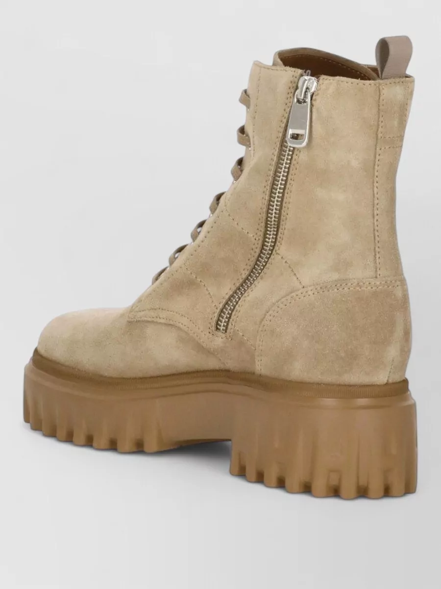 Hogan Leather Ankle Boots