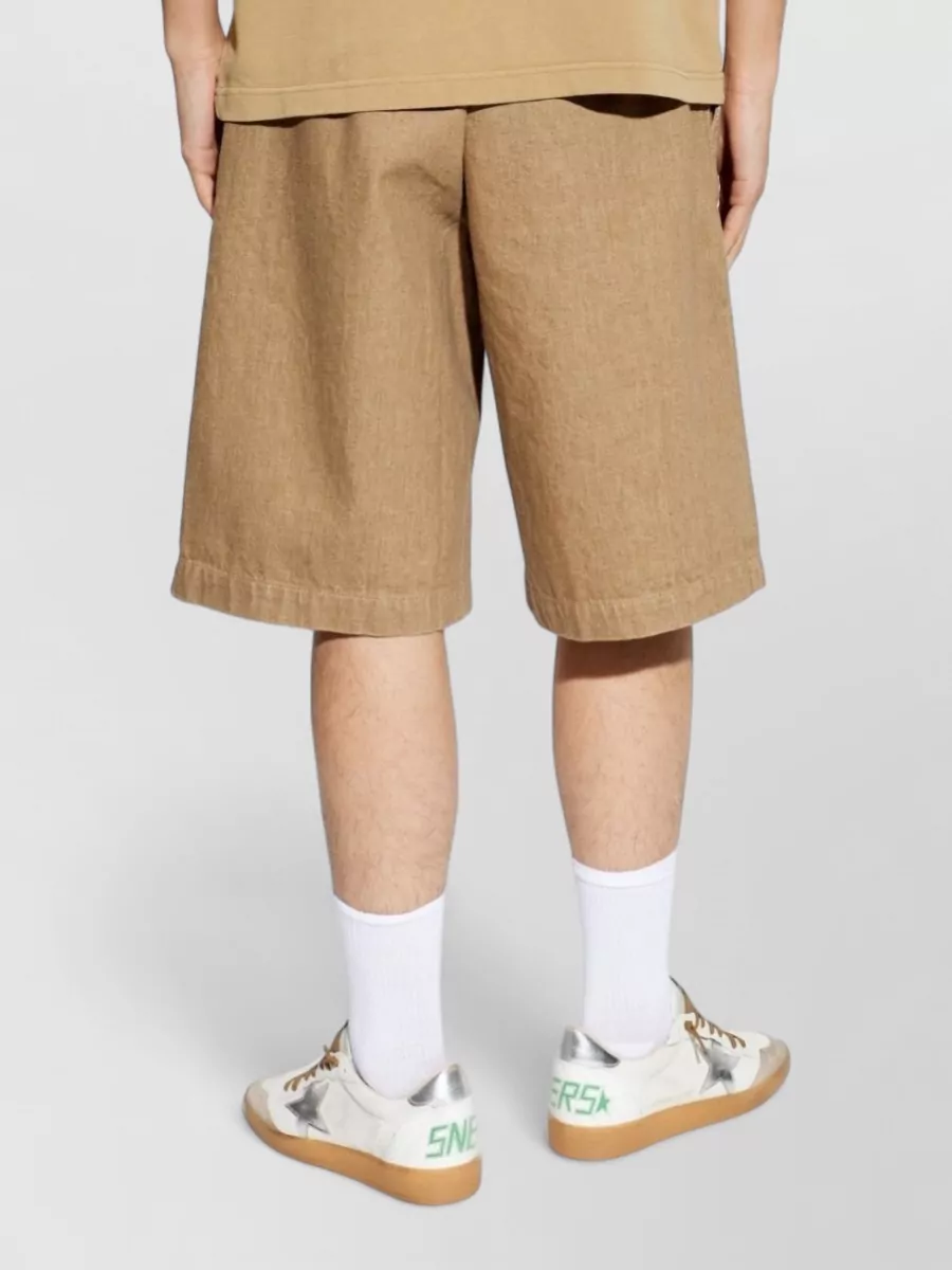 Jacquemus Cotton Shorts Belt Loops Back Pockets