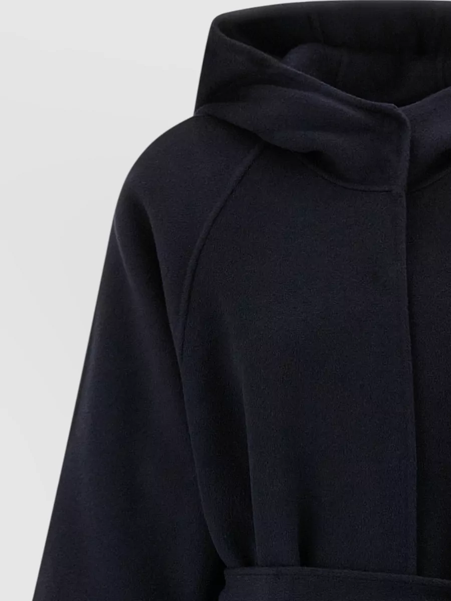 Pinko Belted Hooded Coat