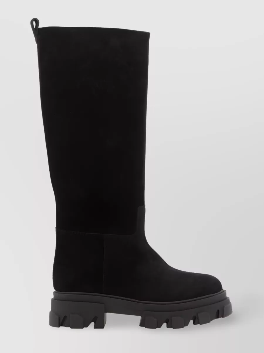 Shop Gia Borghini Perni 07 Knee-length Boots In Black