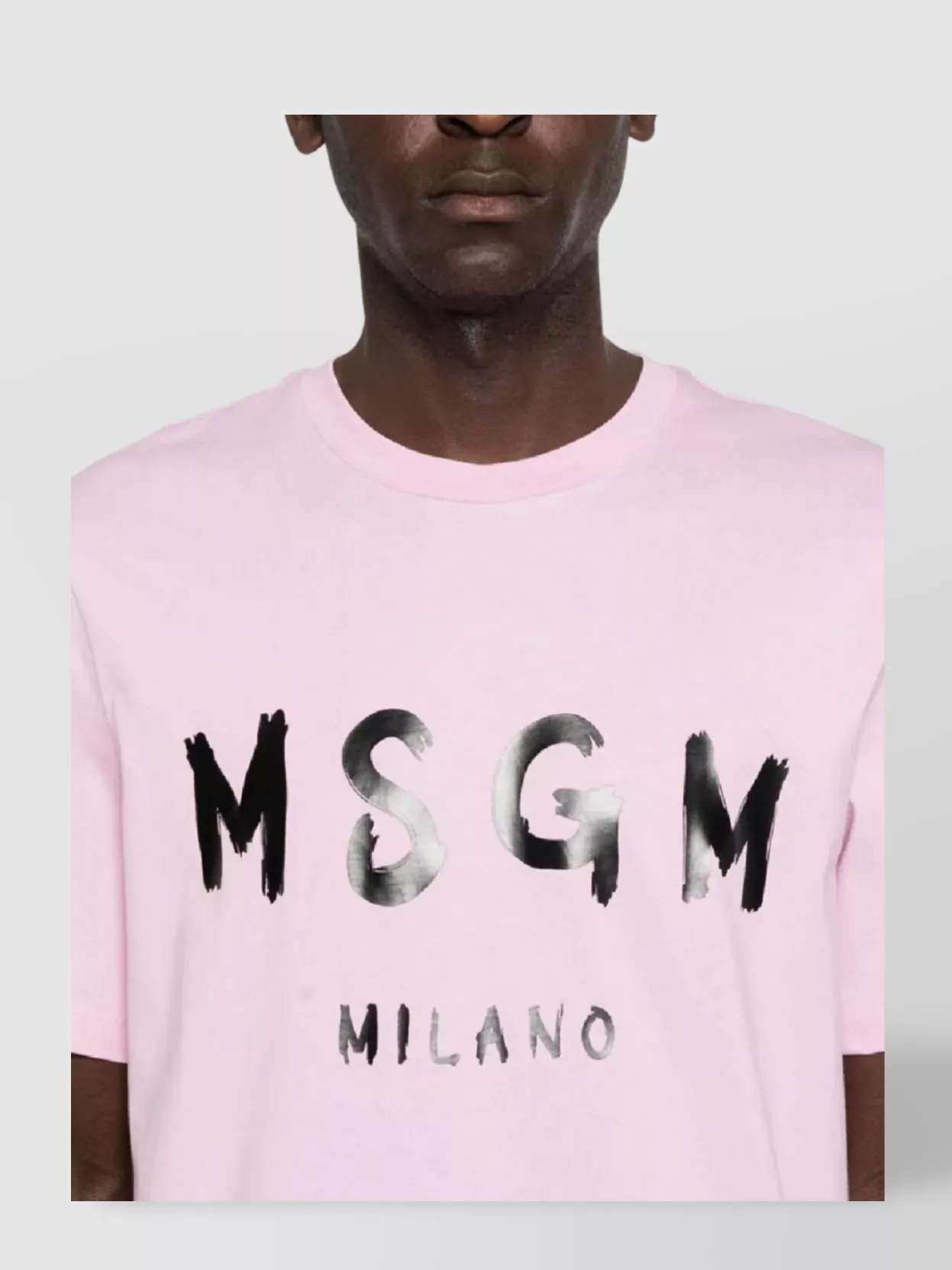 Msgm Graphic Print Crew Neck Short Sleeve T-Shirt