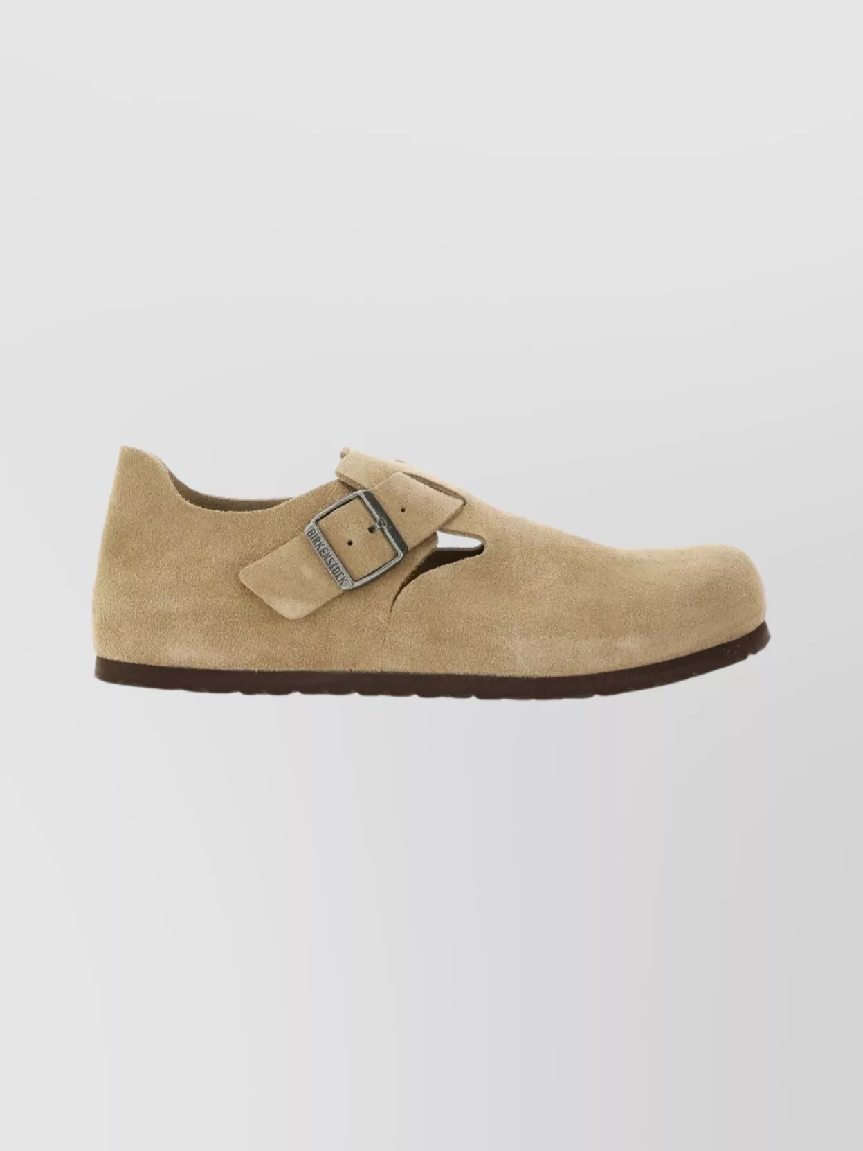 Birkenstock Suede Flat Sole Round Toe Sandals