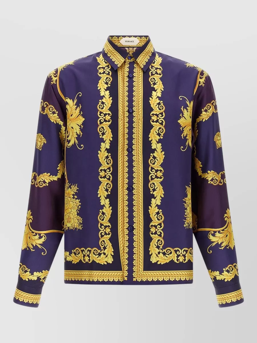 Versace silk printed shirt