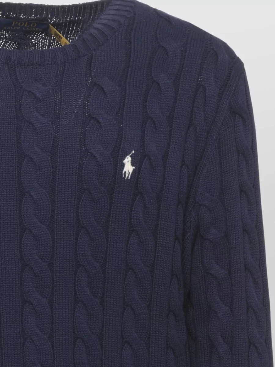 Ralph Lauren Cable-Knit Cotton Crewneck Jumper