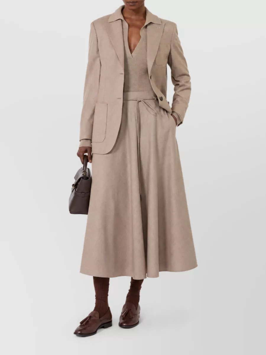 Max Mara Cashmere Fine-Knit Polo Sweater