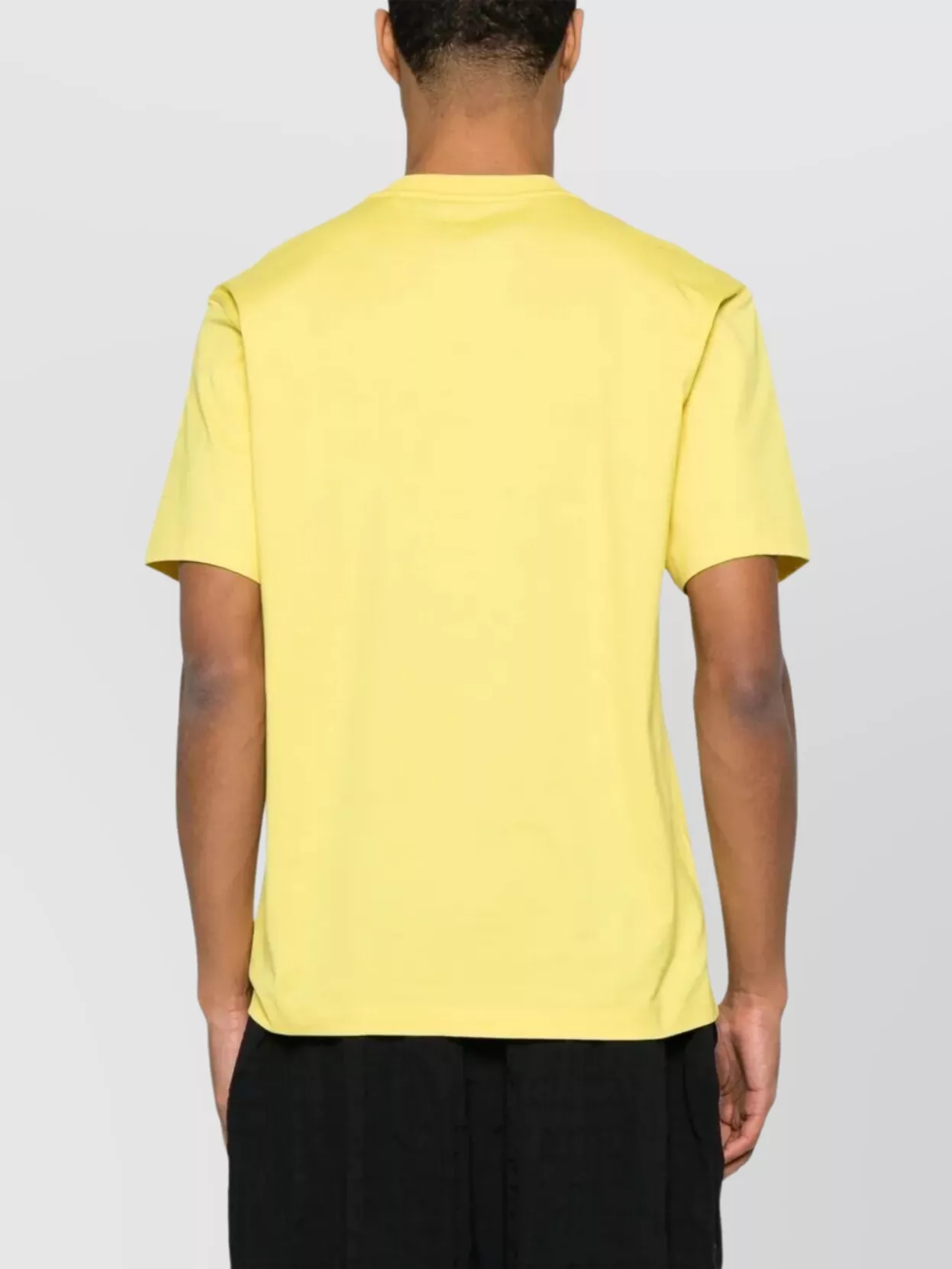 Y-3 Crew Neck Soft Fabric Short Sleeves