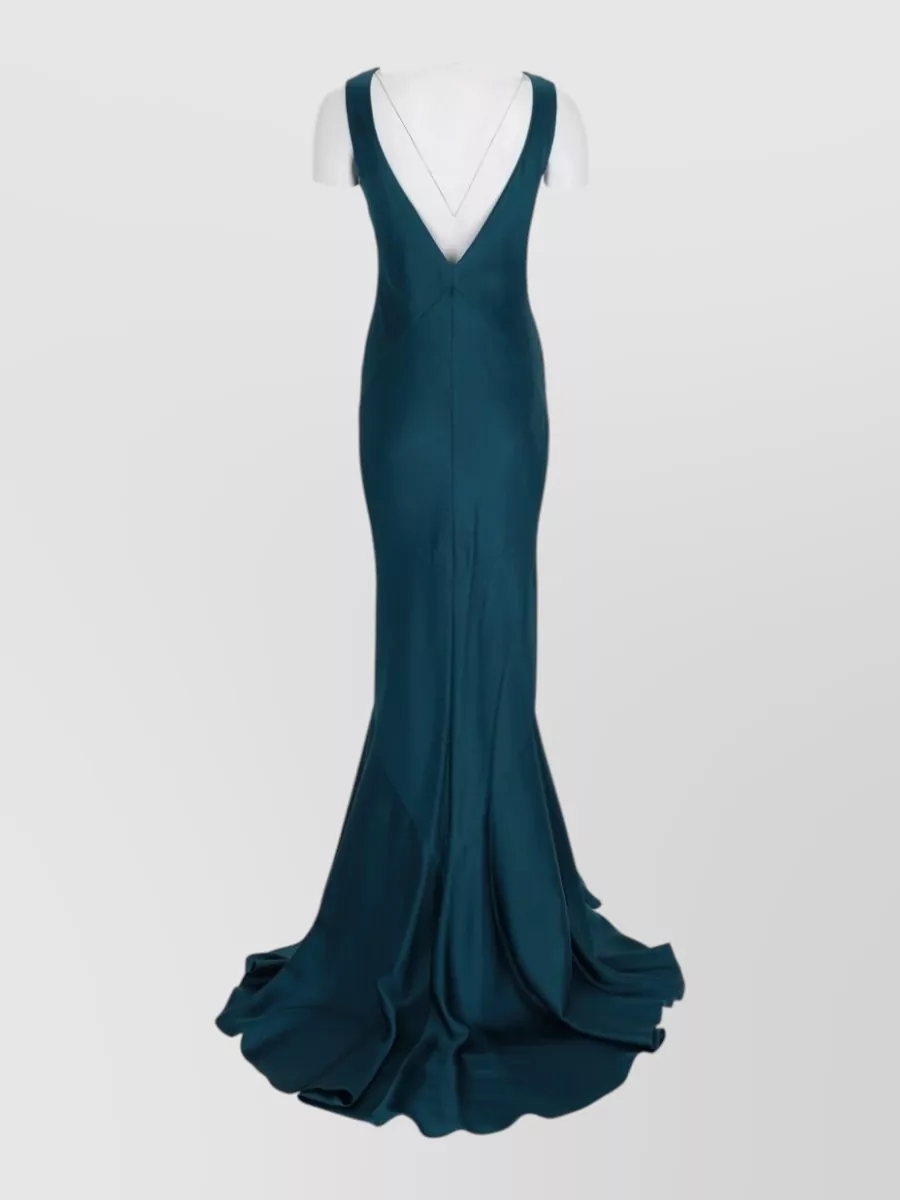 Max Mara Satin Maxi Dress
