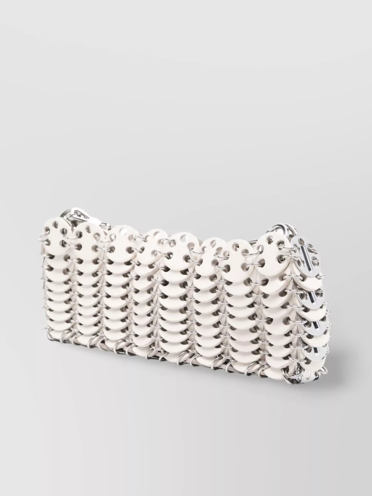 Paco Rabanne Chain Strap Perforated Shoulder Bag