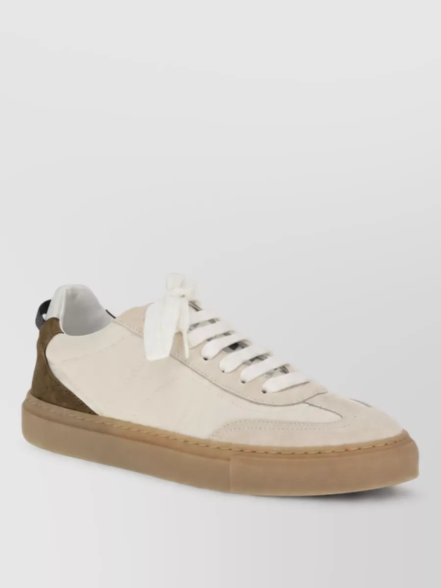 Brunello Cucinelli leather low-top sneakers