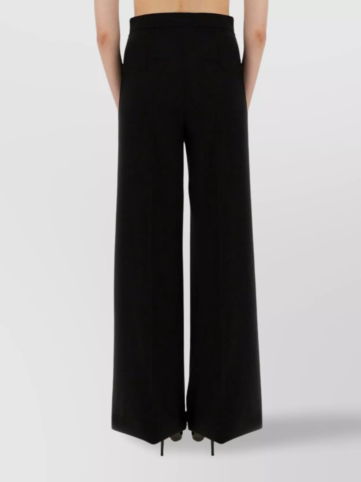 Max Mara Wide Leg Trousers And Pockets