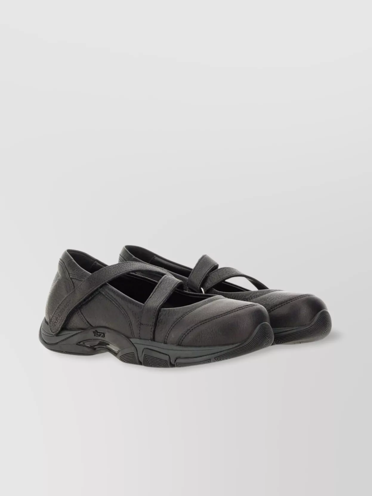 Our Legacy Cross Strap Round Toe Rubber Sole Sneaker