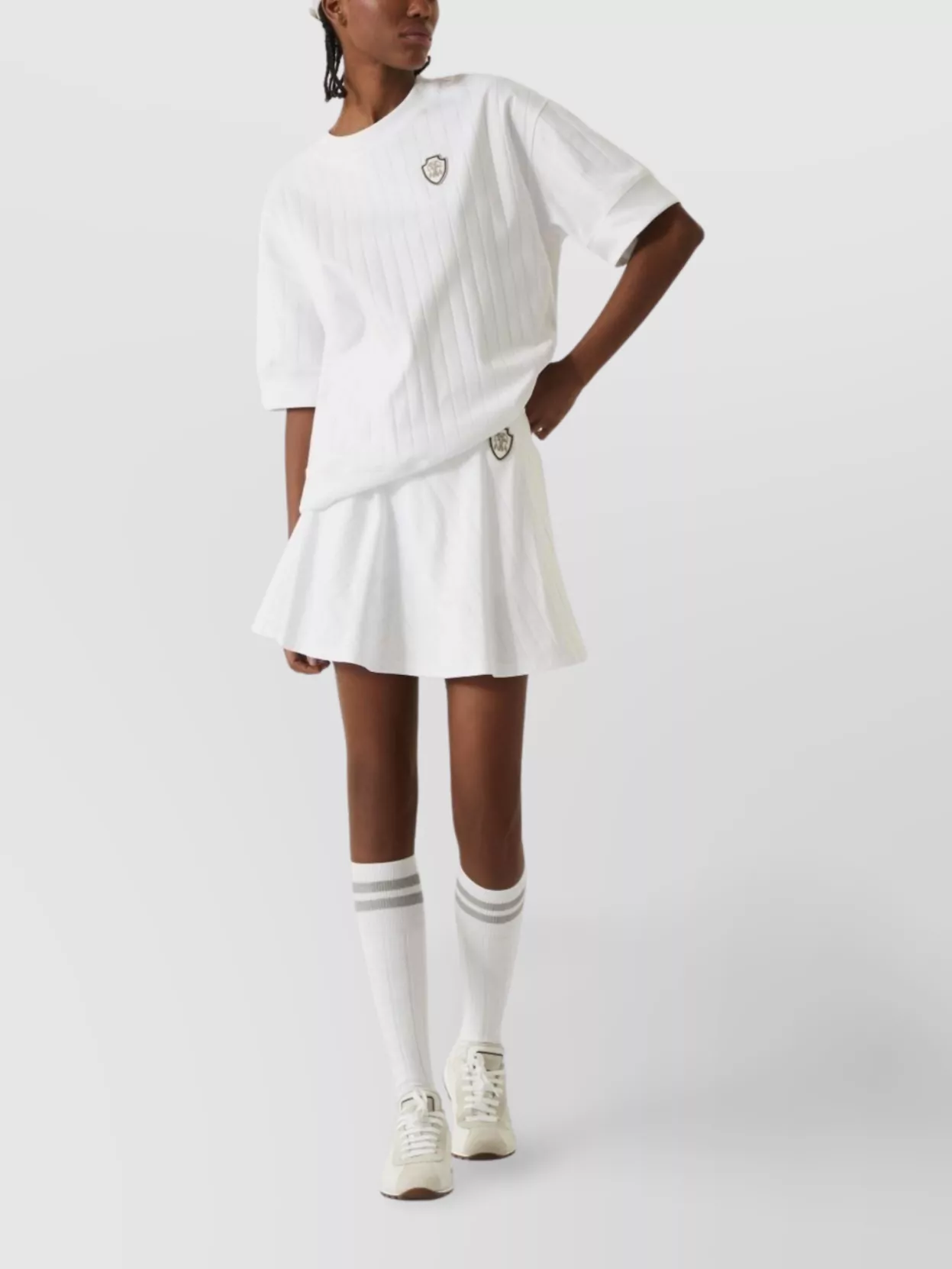 Brunello Cucinelli Mini Skirt In Cotton