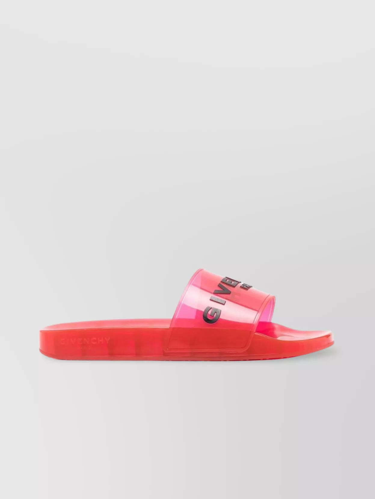 Shop Givenchy Transparent Rubber Sole Open Toe Sandals