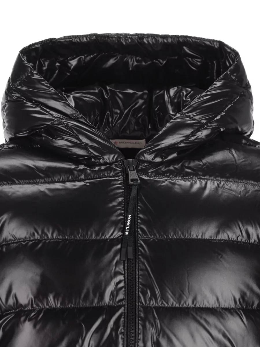Moncler Down Quilted High-Collar Puffer Jacket