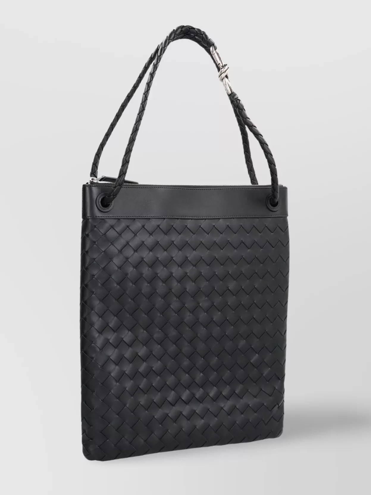 Bottega Veneta Leather Messenger Bag Andiamo