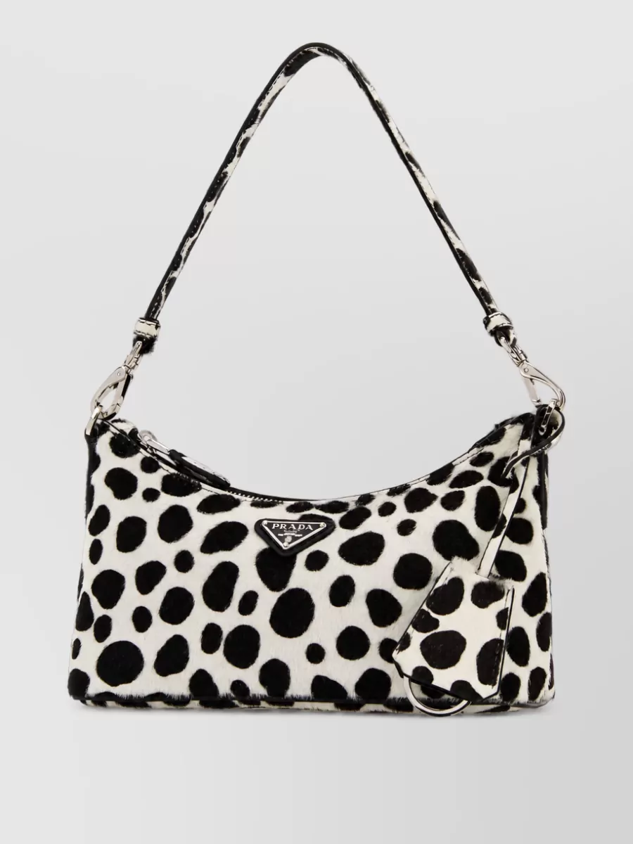 Prada na leather clutch bag