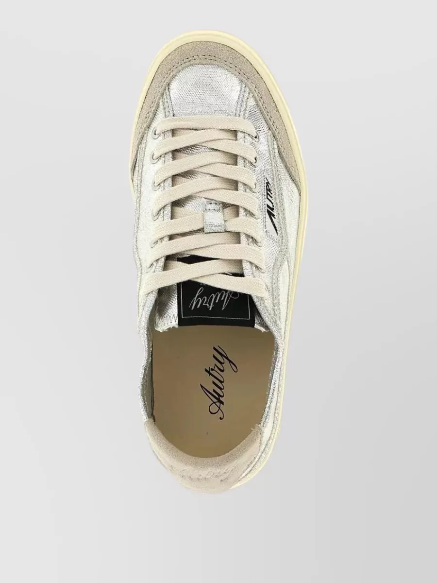 Autry Canvas Suede Low-Top Sneakers
