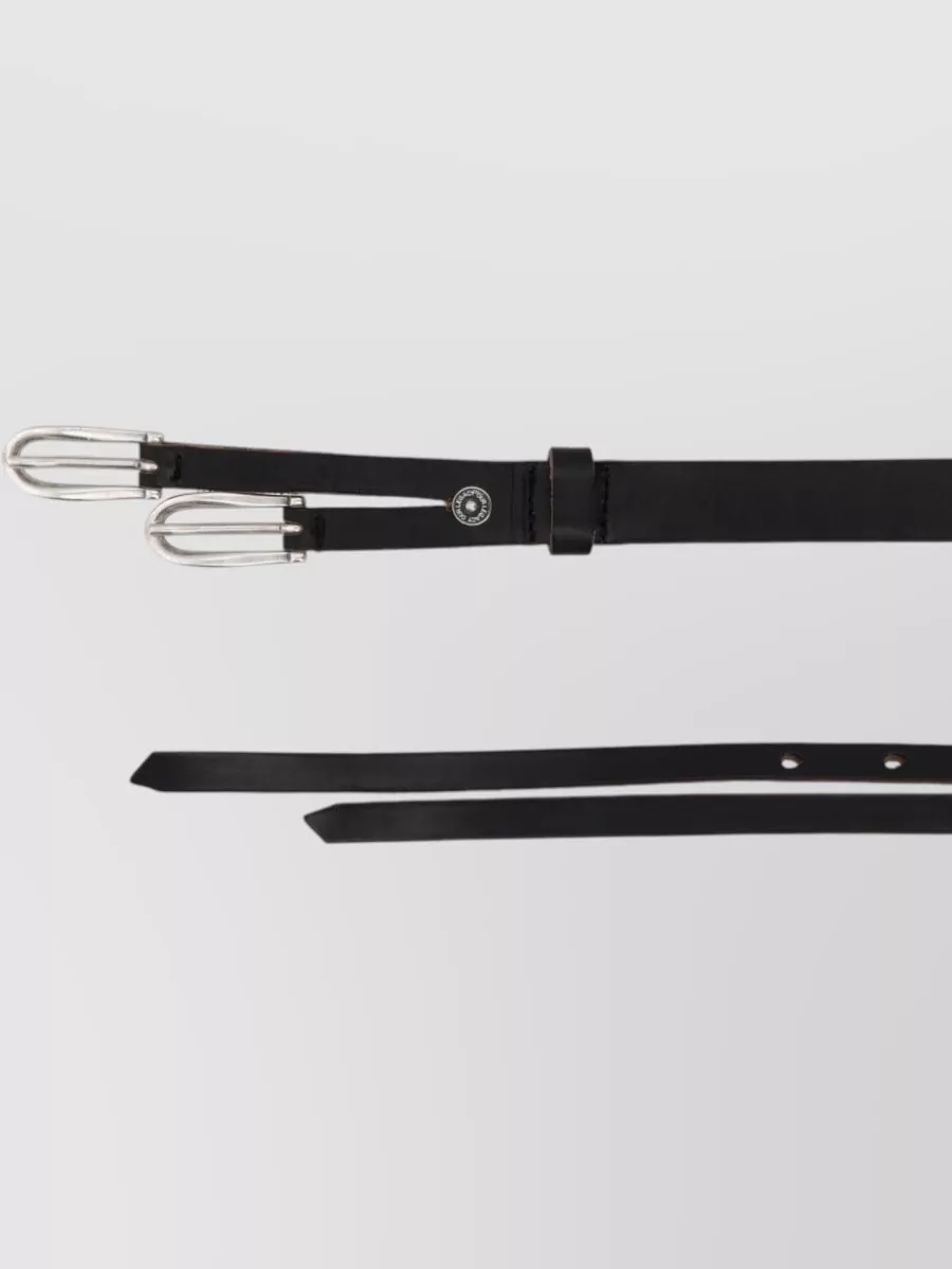 Our Legacy Leather Twin Belt