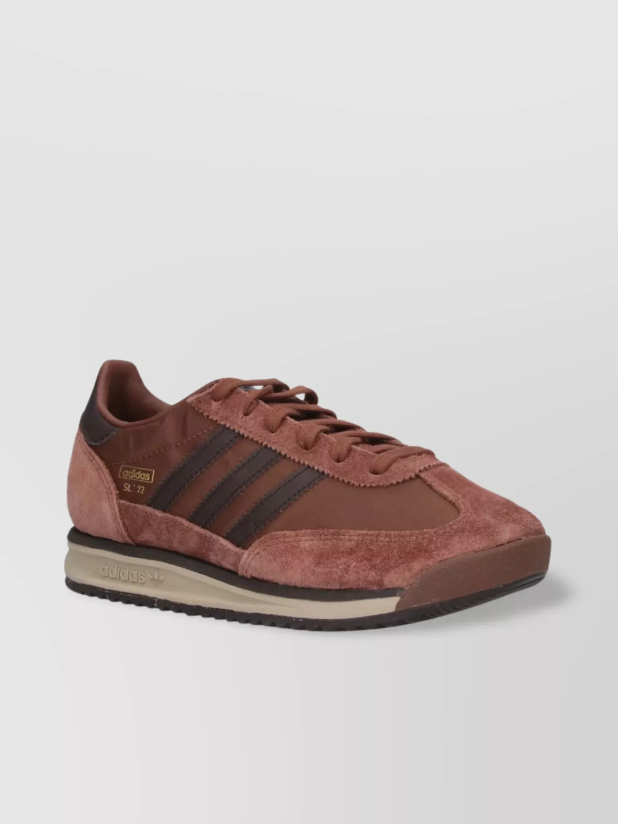 Adidas Low Top Sneakers With Rubber Sole And Suede Upper
